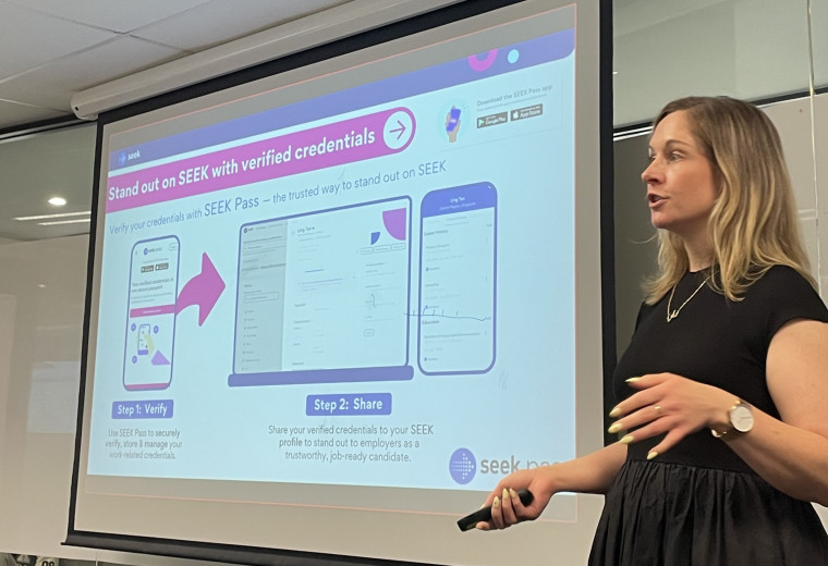 Students gain SEEK profile and career advice