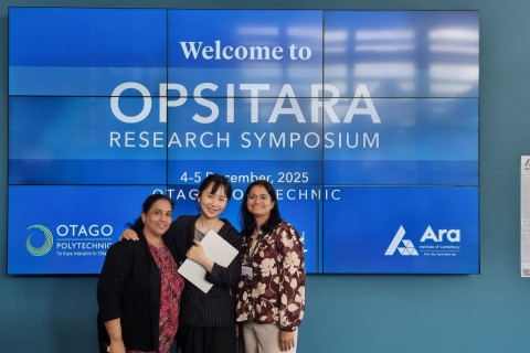Construction student presents at symposium 