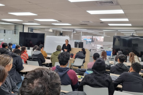 Graduate builds career and guides students
