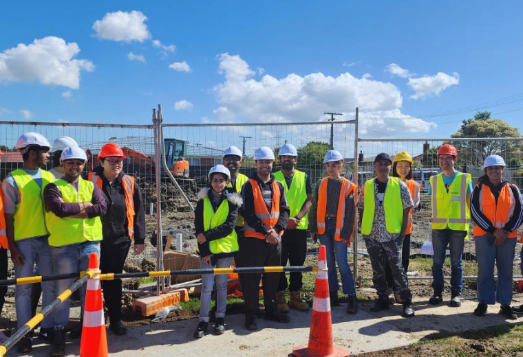 Site visits for construction learners
