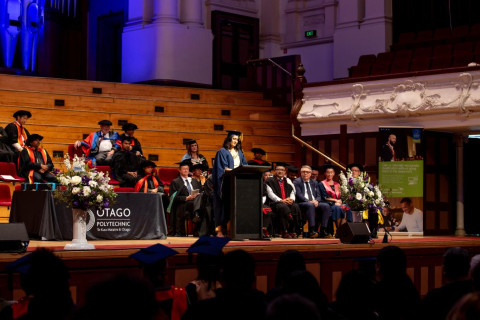 Graduate thankful for bonds formed at OPAIC