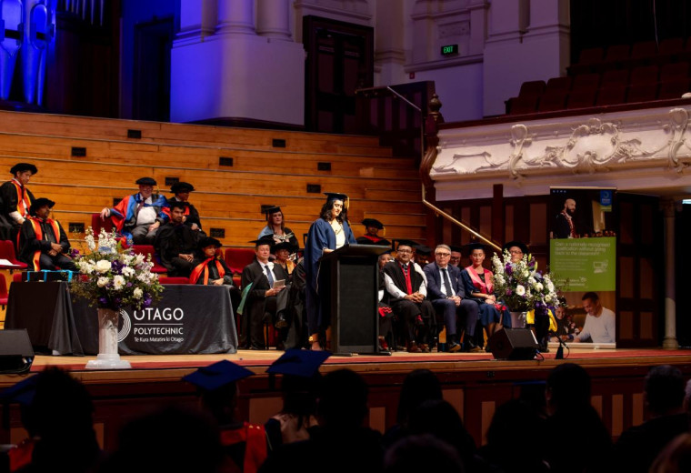 Graduate thankful for bonds formed at OPAIC