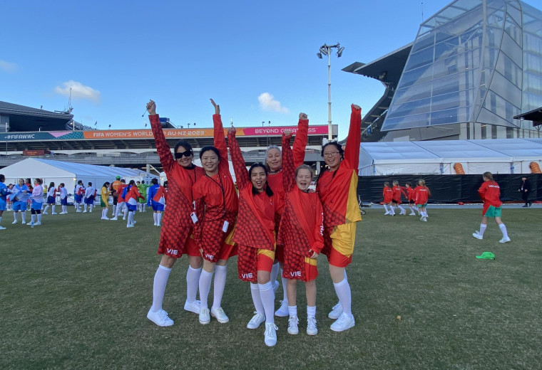 Graduate performs at FIFA opening