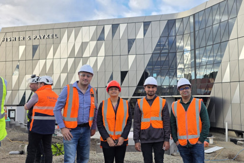Construction lecturers tour Fisher and Paykel HQ
