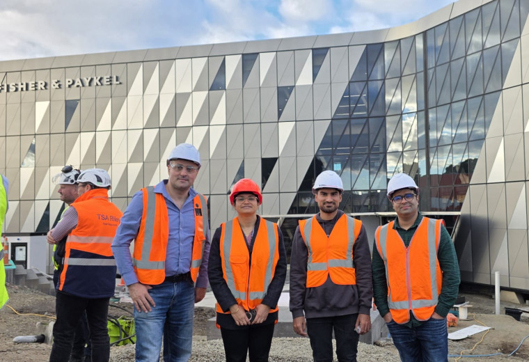 Construction lecturers tour Fisher and Paykel HQ
